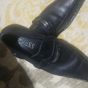 Guess Black Slip On Dress Shoes 10